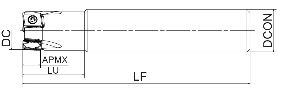 корпус фрезы Фрезерование уступов