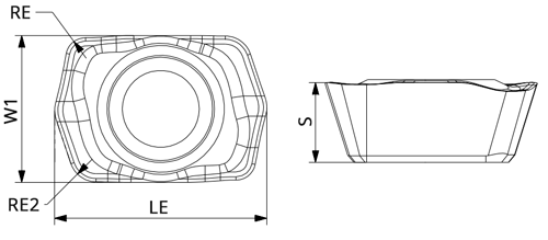 пластина для фрезерных корпусов бренд TACTIC