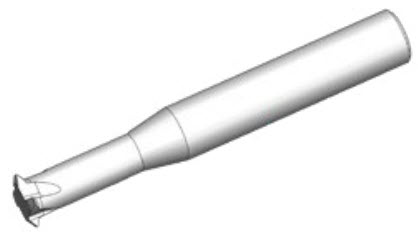 фреза монолитная твердосплавная MS250-M6X1.0-T1