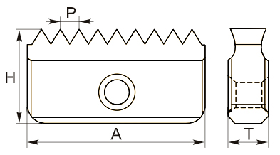 пластина фрезерная резьбонарезная