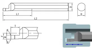 микрорезец твердосплавный cерия MFL